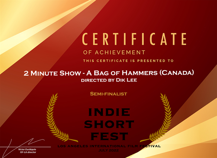 The 2 Minute Show - "A Bag of Hammers" - SEMI FINALIST
